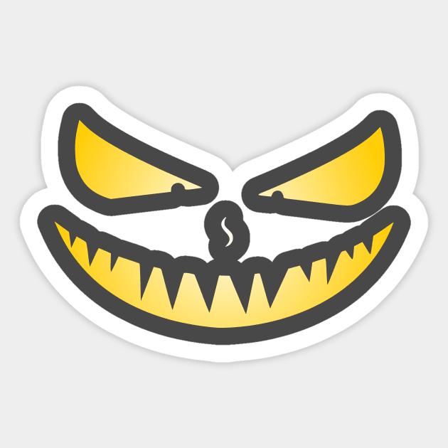 Evil Smile Sticker by valsymot